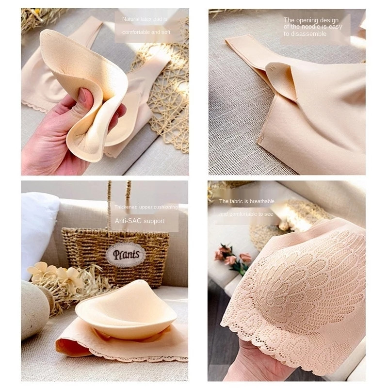 Sutien Lenjerie de corp pentru femei Sutiene pentru femei Bralette Topuri Push Up Sutien sexy pentru femei Lenjerie de corp din dantelă Lenjerie din latex fără sudură 2022 NOU