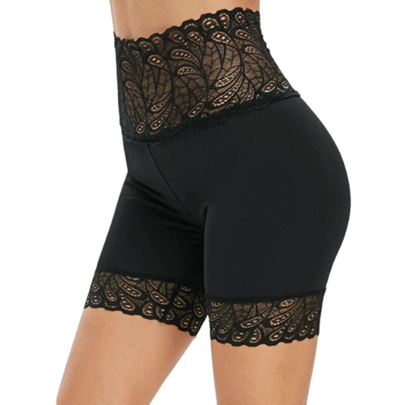 Kratke hlače visokog struka ispod suknje Seksi čipkane zaštitne kratke hlače za bedra Ženske hlače Donje rublje Zaštitne hlače velikih veličina Ženske