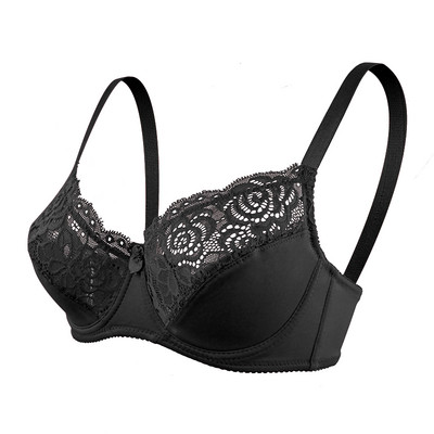 Σέξι δαντελένιο σουτιέν Γυναικείο Floral Underwire Bralette Σέξι Γυναικεία Εσώρουχα Λεπτά Μεγάλα Εσωτερικά Εσώρουχα Γυναικεία CD Cup