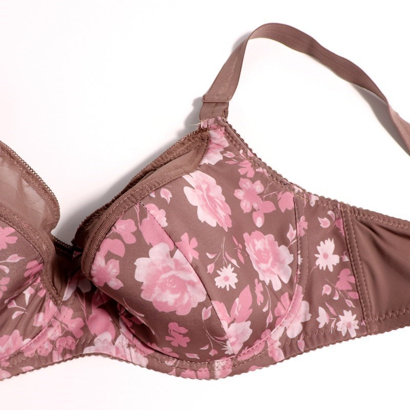 beauwear Novi prozirni čipkasti grudnjaci bez podstave za žene veće veličine Grudnjak s tintom i cvjetnim motivima, seksi donje rublje, grudnjak sa žicama