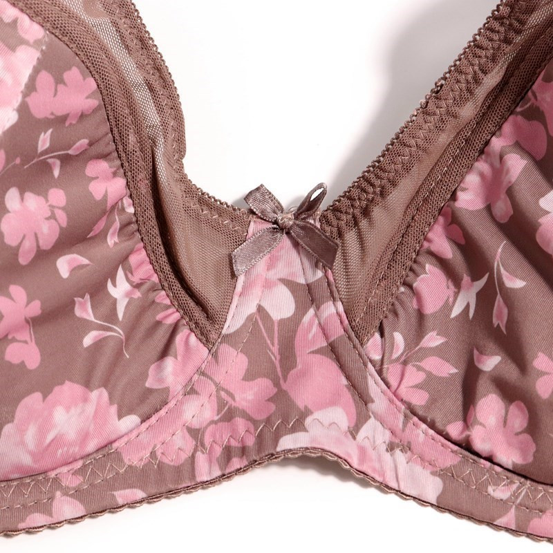 beauwear Novi prozirni čipkasti grudnjaci bez podstave za žene veće veličine Grudnjak s tintom i cvjetnim motivima, seksi donje rublje, grudnjak sa žicama