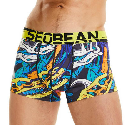 SEOBEAN Print Bokserice Muško donje rublje Gaćice Seksi muške gaćice Svilenkasto glatke muške boksačice Bokserice za muškarce 2022 Novo