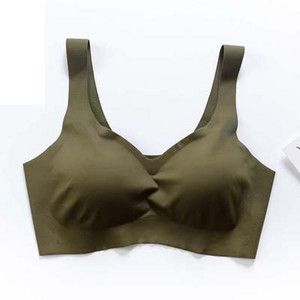 Σέξι γυναικεία σουτιέν Push Up Συγκεντρώστε Bralette Σουτιέν χωρίς ραφές Wire Free Soutien Gorge Femme Comfort Εσώρουχα μονόχρωμο γιλέκο στηθόδεσμο