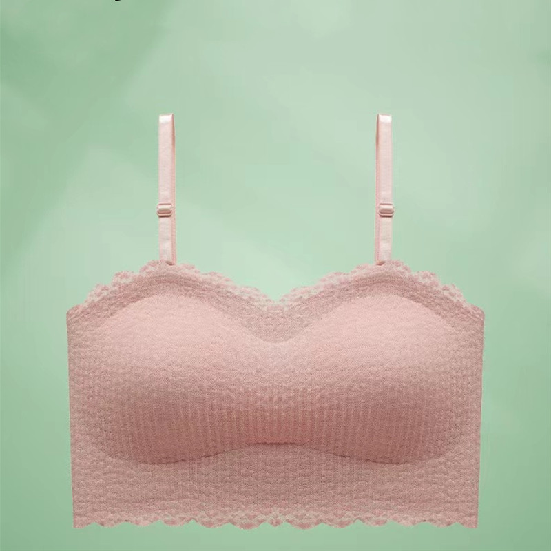 Noua dantelă fără bretele, fără urme, lenjerie de corp pentru femei, anti-alunecare, invizibil, frumusețe, spate, anti-alunecare, vestă fără bretele.