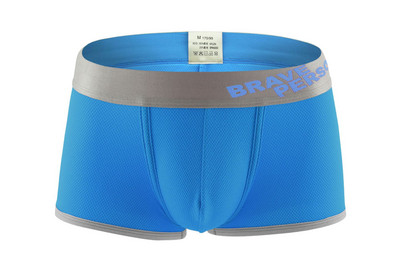 2019. aasta bränd BRAVE PERSON soliidne aluspesu meestele Seksikad bokserid Kvaliteetne Jacquard nailonist aluspesu Meeste moodsad bokserid meestele