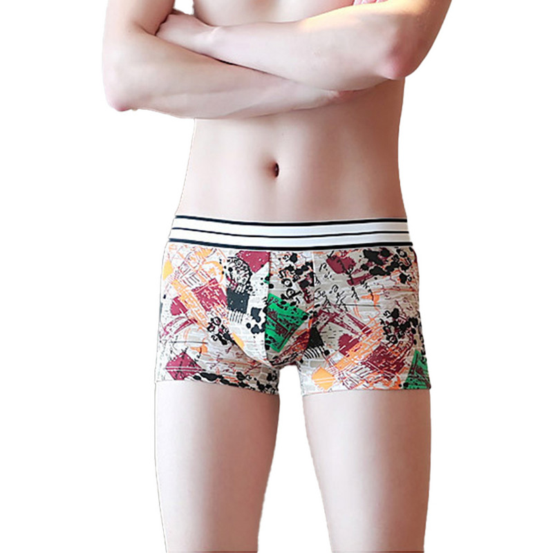 Meeste ujumisriided Ujumispüksid Meeste Bokser Kuhm Aluspesu Graffiti trükitud bokserid Bokserid Lühikesed püksid Retuusid Aluspüksid Arrow Aluspüksid