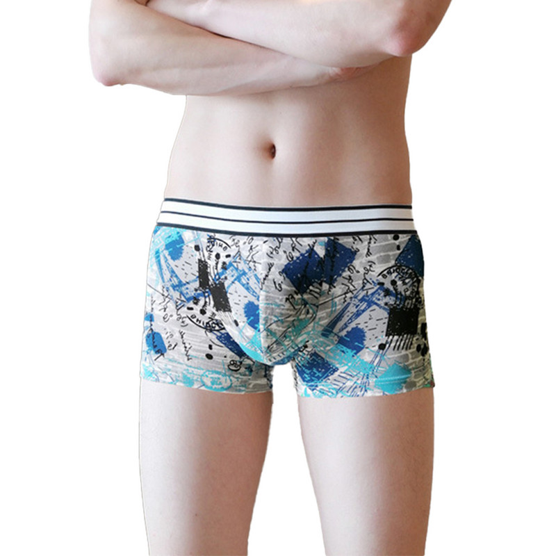 Meeste ujumisriided Ujumispüksid Meeste Bokser Kuhm Aluspesu Graffiti trükitud bokserid Bokserid Lühikesed püksid Retuusid Aluspüksid Arrow Aluspüksid