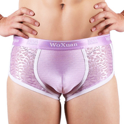 WOXUAN Moda Camuflaj imprimeu bărbați ocazional  mare husă boxeri pantaloni scurți lenjerie de corp pentru bărbați chiloți