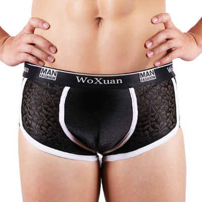 WOXUAN Moda Camuflaj imprimeu bărbați ocazional  mare husă boxeri pantaloni scurți lenjerie de corp pentru bărbați chiloți