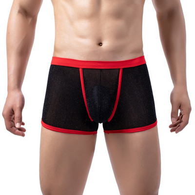 WOXUAN Moda Camuflaj imprimeu bărbați ocazional  mare husă boxeri pantaloni scurți lenjerie de corp pentru bărbați chiloți