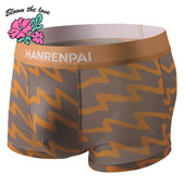 [Bloom the love] Επωνυμία Cool Thin Print Εσώρουχα Ανδρικά Boxer Homme Ανδρικά μποξερικά εσώρουχα Man Cuecas Masculina Άνετο μέγεθος M-3XL