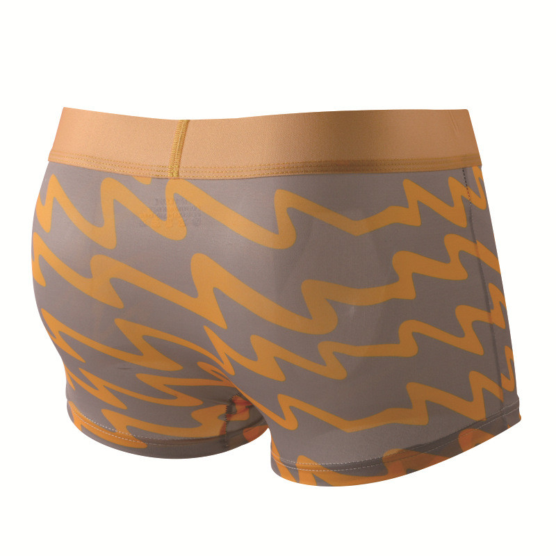 [Bloom the love] Επωνυμία Cool Thin Print Εσώρουχα Ανδρικά Boxer Homme Ανδρικά μποξερικά εσώρουχα Man Cuecas Masculina Άνετο μέγεθος M-3XL