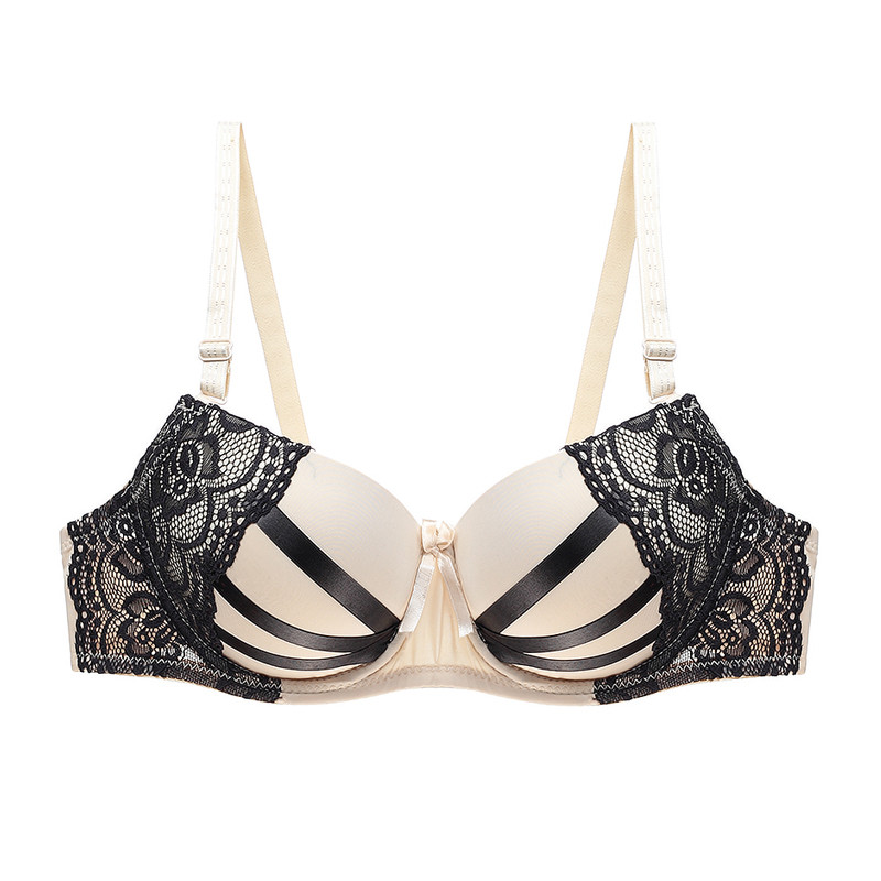 DKERT Sexy Lace Push Up rinnahoidja naiste aluspesu BC Cup rinnahoidja reguleeritav rinnahoidja