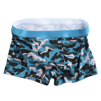 [Bloom the love] New Hot Cotton Camouflage Underwear Men Boxer Homme Mens Boxers Panties Man Cuecas Masculina Calzoncillos L-3XL