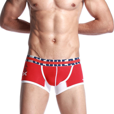 SEOBEAN Νέα Ανδρικά Βαμβακερά Εσώρουχα Χαμηλής Μέσης Σέξι Εσώρουχα Μόδα Άνετα Μπόξερ