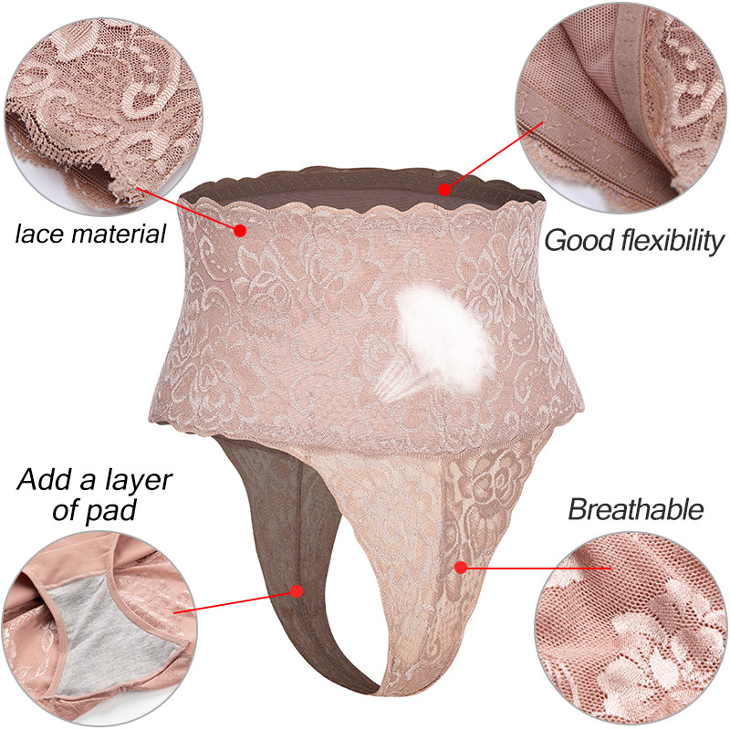Ψηλόμεσο εσώρουχο ελέγχου κοιλιάς Γυναικεία στρινγκ εσώρουχα Αδυνατίσματος εσώρουχα Ανυψωτικό γλουτών Belly Shaping Cincher Σύντομο Body Shaper