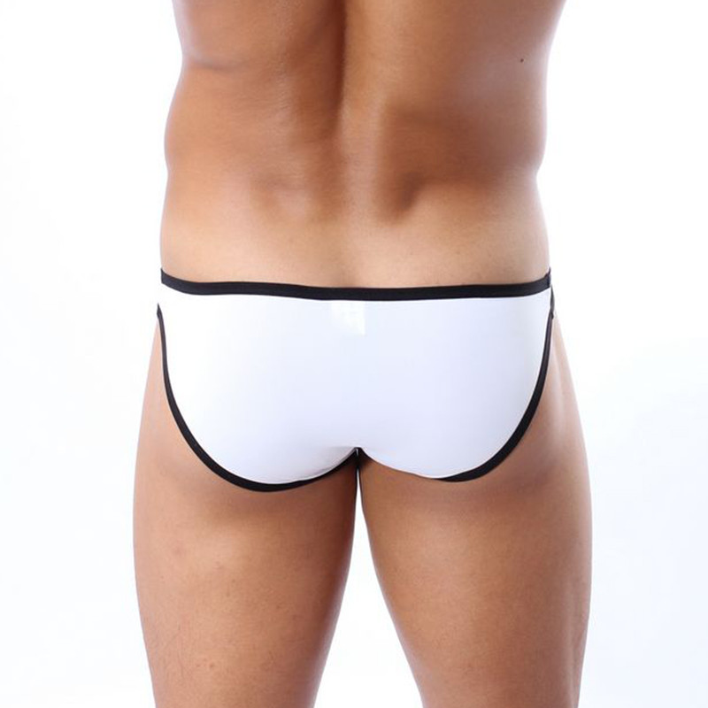 Brave Person Meeste püksid Mood Seksikad püksid Bikiinid Madalad Smooth Spandex Aluspesu Rannarõivad Para um lanche