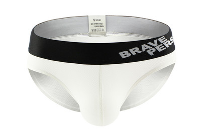 2019 brand BRAVE PERSON Muško donje rublje Najlonske bešavne muške gaćice Jednobojne tanke niskog struka Seksi muške gaćice donjeg rublja