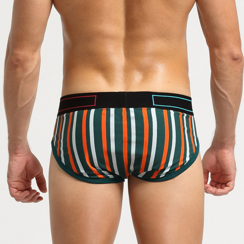 SEOBEAN 2022 Uus meeste seksikas emotsiooniväljendus naljakas puuvillane triibuline bikiinipüksid Aluspesu