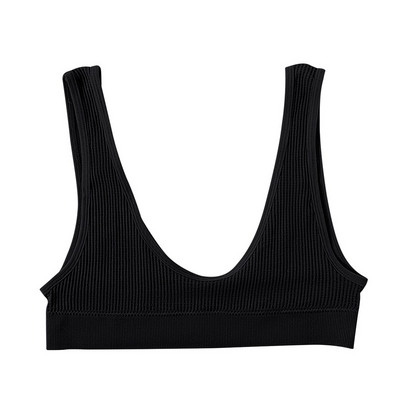 Femei Sexy Beauty Spate Sutien fără cusături Tank Top Sutien fără sârmă Lenjerie de corp pentru femeie moale Confort Lenjerie intimă