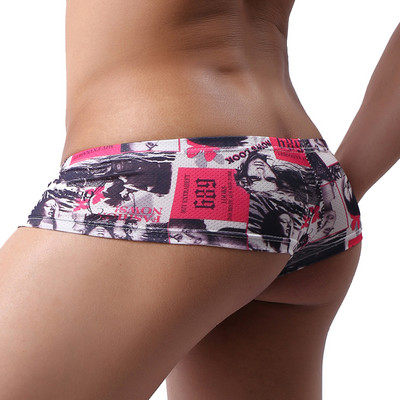 Uus meeste aluspesu Bokserid Cuecas Masculina aluspüksid trükitud bokserid Võrgust hingavad meeste aluspüksid Suurus M-2XL