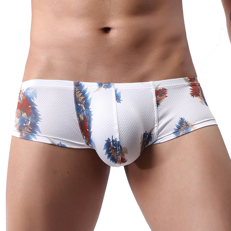 Uus meeste aluspesu Bokserid Cuecas Masculina aluspüksid trükitud bokserid Võrgust hingavad meeste aluspüksid Suurus M-2XL
