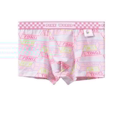[Bloom the love] Brändi Cotton Pink World Aluspesu Meeste Boxer Homme Meeste Bokserid Aluspüksid Meeste Cuecas Masculina Calzoncillos L-3XL
