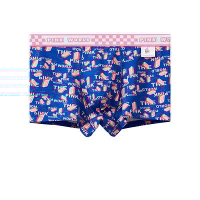 [Bloom the love] Brändi Cotton Pink World Aluspesu Meeste Boxer Homme Meeste Bokserid Aluspüksid Meeste Cuecas Masculina Calzoncillos L-3XL