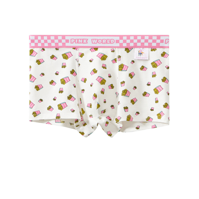 [Bloom the love] Brändi Cotton Pink World Aluspesu Meeste Boxer Homme Meeste Bokserid Aluspüksid Meeste Cuecas Masculina Calzoncillos L-3XL
