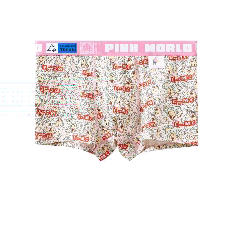 [Bloom the love] Brändi Cotton Pink World Aluspesu Meeste Boxer Homme Meeste Bokserid Aluspüksid Meeste Cuecas Masculina Calzoncillos L-3XL