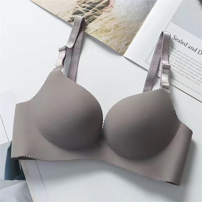 Sutiene fără fir confortabil pentru femei Lenjerie de corp, fără sudură, roz solid, negru, top, lenjerie sexy, bralette push-up pentru femei.