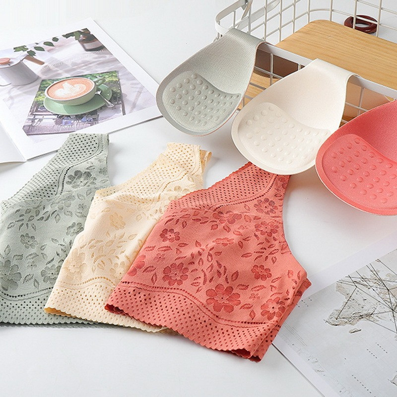 Ženski grudnjak ženski push up grudnjak donje rublje ženski bez čeličnog prstena čipkani tanki grudnjak otporan na udarce udobni jednobojni skupljajući grudnjaci ženski