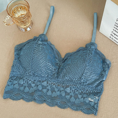 Ανοιχτό σουτιέν Δαντέλα Bralette U Type Wirefree Boneless Brassiere Floral Γυναικεία τοπ εξώπλατα εσώρουχα Σέξι σουτιέν Sujetadores