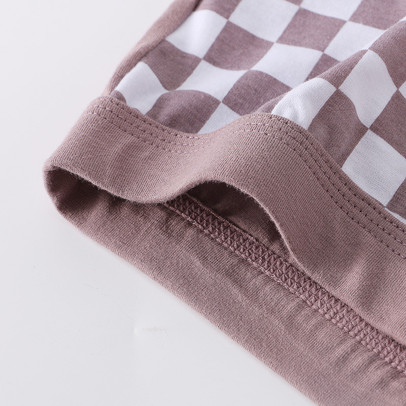 [Bloom the love] Novo pamučno karirano donje rublje Muške bokserice Homme Muške bokserice Gaćice Muške Cuecas Masculina Boxershorts Veličina M-3XL