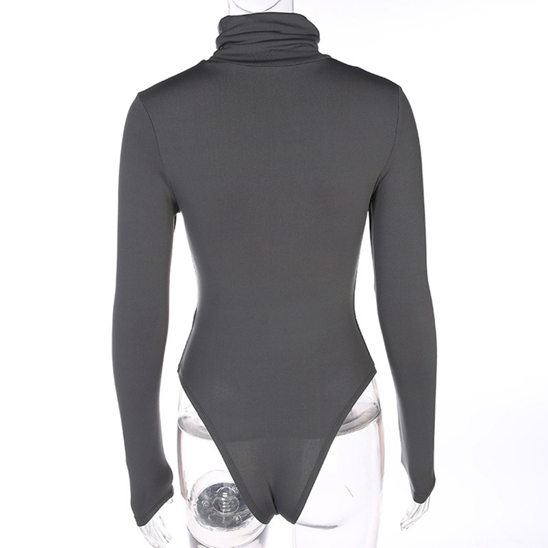 Naiste mustad pikkade varrukatega body, sügistalvised turtlenkaelusega bodid Naiste seksikas body, kõrge vöökohaga püksid