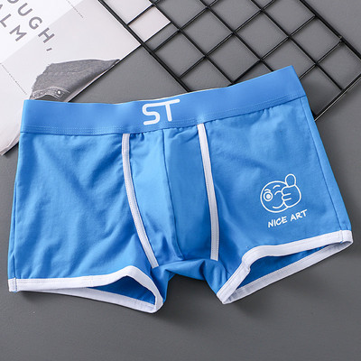 [Bloom the love] Ολοκαίνουργιο NICE ART Βαμβακερά εσώρουχα Ανδρικά Boxer Homme Ανδρικά εσώρουχα μπόξερ Man Cuecas Masculina Άνετα M-XXL