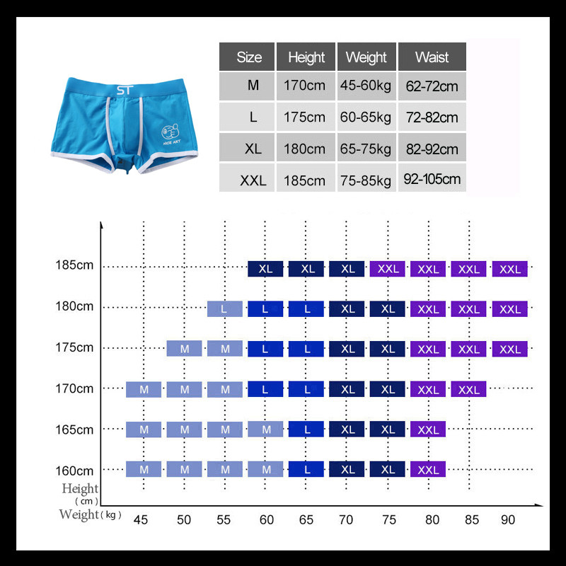 [Bloom the love] Ολοκαίνουργιο NICE ART Βαμβακερά εσώρουχα Ανδρικά Boxer Homme Ανδρικά εσώρουχα μπόξερ Man Cuecas Masculina Άνετα M-XXL