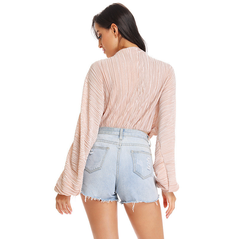 Sügiskevadine pikkade varrukatega top riided Suures suuruses Jumpsuits Kombinesoonid naistele Euroopa stiilis naiste bodi