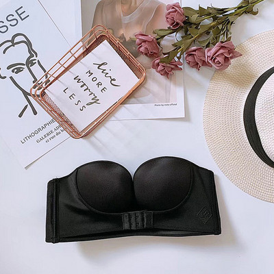 Sutien pentru femei fără sârmă Sutiene invizibil Push Up cu închidere frontală Lenjerie de corp pentru femei Sutien fără bretele Bralette fără cusături