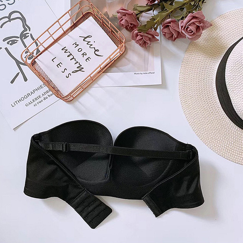 Sutien pentru femei fără sârmă Sutiene invizibil Push Up cu închidere frontală Lenjerie de corp pentru femei Sutien fără bretele Bralette fără cusături