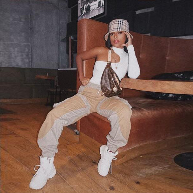 Salopete de iarnă 2020, salopete pentru femei, body la modă, cu gât înalt, cu un singur umăr, sexy, pentru club, body body cu scobitură pentru femei