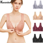 M-5XL Sutiene cu închidere în față pentru femei, lenjerie de corp de mărime mare, fără sudură, sutien push-up, sutien de top sexy