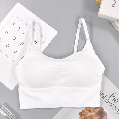 SVOKOR Sutien fără cusături tip U, fără spate, din bumbac, sustien de fitness fără fir Sutien Lenjerie de corp Sutien sexy pentru femei Bralette Lenjerie căptușită