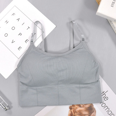 SVOKOR Sutien fără cusături tip U, fără spate, din bumbac, sustien de fitness fără fir Sutien Lenjerie de corp Sutien sexy pentru femei Bralette Lenjerie căptușită