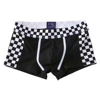 [Bloom the love] Марка карирано пачуърк бельо Men Boxer Homme Mens Boxers Panties Man Cuecas Masculina Boxershorts Size M-3XL