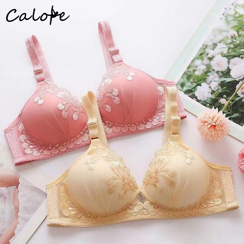 Ingyenes kiszállítás Seamless Sexy Lace Melltartók Női Push Up Wire Ingyenes melltartó felső nagy méretű Bralette fehérnemű Solid Breath fehérnemű