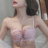 Lenjerie sexy pentru femei Sutien Push Up fără sudură Bralette Sutien fără fir Lenjerie intima pentru femei Sujetador Bielizna Damska