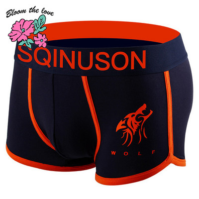Bloom the love New Man Boksačice Muško donje rublje Muške pamučne Cuecas Masculina Calzoncillo Boksačice Wolf Muške boksačice Veličina M-3XL 0809