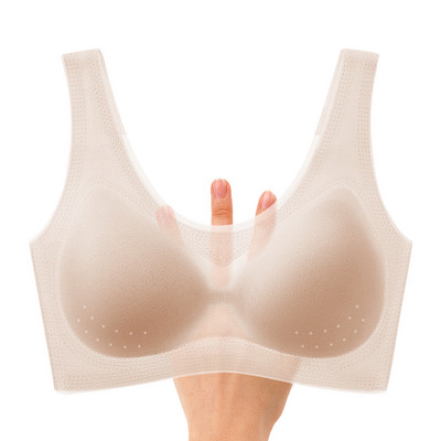 Naiste aluspesu õmblusteta rinnahoidja Push Up Bralette polsterdatud rinnahoidja juhtmevabad rinnahoidjad pluss suured suured üliõhukesed hingavad spordikäehoidjad