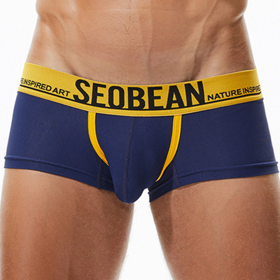 SEOBEAN Πολύχρωμα ανδρικά εσώρουχα μπόξερ με διχτυωτό πλέγμα Αναπνεύσιμα σέξι ανδρικά εσώρουχα Μπόξερ Αντρικά εσώρουχα